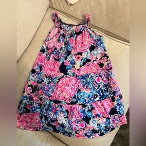 LILLY PULITZER Girls LORO DRESS - High Tide Turtle Amusement